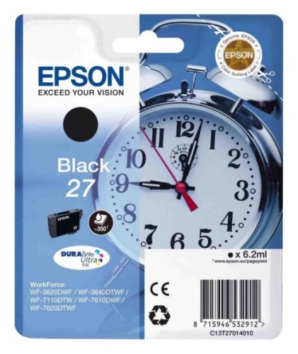 Оригинальный струйный картридж Epson T2701 C13T27014022 черный