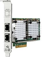 Серв. опция - RAID Hewlett Packard HPE Ethernet Adapter, QL41132HLRJ, 2x10Gb BASE-T, PCIe(3.0), Marvell, P08437-B21
