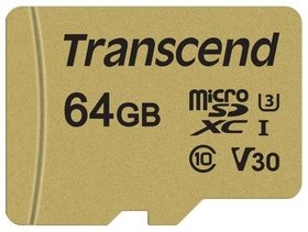   micro SDXC Transcend 64Gb 500S TS64GUSD500S