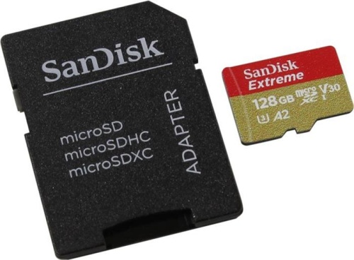 Карта памяти micro SDXC SanDisk 128GB UHS-I W/A SDSQXA1-128G-GN6AA