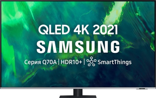 Телевизор ЖК Samsung QE55Q70AAUXRU Q темно-серый