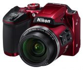 Цифровой фотоаппарат Nikon CoolPix B500 красный VNA953E1