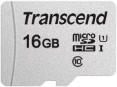 Карта памяти Micro SDHC Transcend 16Gb TS16GUSD300S