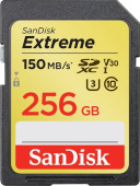 Карта памяти SDXC SanDisk 256Gb SDSDXV5-256G-GNCIN Extreme