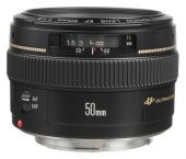 Объектив Canon EF USM (2515A012) 50мм F/1.4