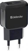Адаптер питания USB Defender Type Wall UPC-23 5V/2.1A 2XUSB 83583