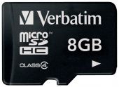   Micro SDHC Verbatim 8 44004
