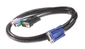   KVM APC KVM PS/2 Cable - 3 ft (0.9 m) AP5264