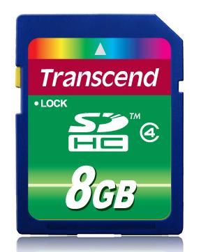 Карта памяти SDHC Transcend 8ГБ TS8GSDHC4 Карта памяти SDHC Transcend 8ГБ TS8GSDHC4