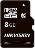 Карта памяти Micro SDHC Hikvision 8Gb HS-TF-C1(STD)/8G/Adapter C1 HS-TF-C1(STD)/8G/ADAPTER