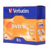 Диск DVD-R Verbatim 4.7ГБ 16x 43519