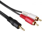 Аудио кабель ExeGate (3.5mm Jack M - 2xRCA M) EX225928RUS