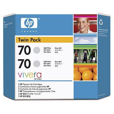 Оригинальный струйный картридж Hewlett Packard 70 Twin Pack CB342A Оригинальный струйный картридж Hewlett Packard 70 Twin Pack CB342A