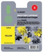Картридж струйный совместимый Cactus CS-BCI6Y желтый
