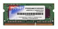 Модуль памяти SO-DIMM DDR3 Patriot Memory 4Гб PSD34G13332S