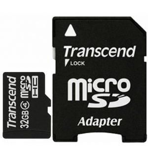 Карта памяти Micro SDHC Transcend 32ГБ TS32GUSDHC4 Карта памяти Micro SDHC Transcend 32ГБ TS32GUSDHC4