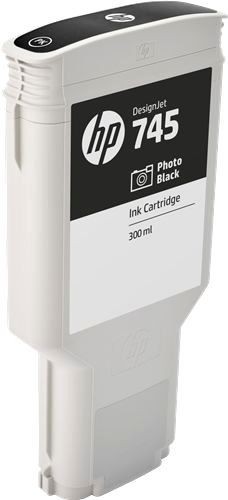 Оригинальный струйный картридж Hewlett Packard 745 300-ml Photo Black F9K04A Оригинальный струйный картридж Hewlett Packard 745 300-ml Photo Black F9K04A