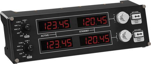 Геймпад Logitech G Saitek Pro Flight Radio Panel черный 945-000011 фото 2 Геймпад Logitech G Saitek Pro Flight Radio Panel черный 945-000011 фото 2