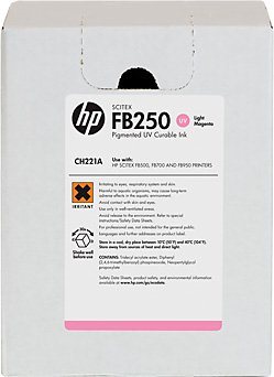 Оригинальный струйный картридж Hewlett Packard Scitex FB250 CH221A Light Magenta Ink Оригинальный струйный картридж Hewlett Packard Scitex FB250 CH221A Light Magenta Ink