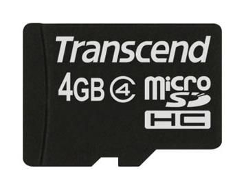 Карта памяти Micro SDHC Transcend 4ГБ TS4GUSDC4 Карта памяти Micro SDHC Transcend 4ГБ TS4GUSDC4