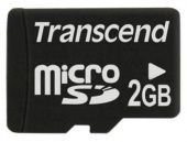 Карта памяти Micro SD Transcend 2ГБ TS2GUSD