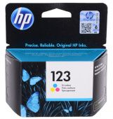Оригинальный струйный картридж Hewlett Packard 123 Tri-colour (Цветной) F6V16AE