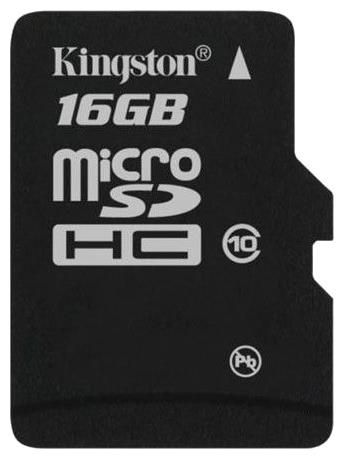 Карта памяти Micro SDHC Kingston 16ГБ SDC10/16GBSP Карта памяти Micro SDHC Kingston 16ГБ SDC10/16GBSP