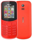 Сотовый телефон GSM Nokia Model 130 DUAL SIM RED A00028616, красный