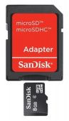   Micro SDHC SanDisk 8 Mobile SDSDQM-008G-B35A