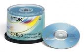 Диск CD-R TDK 700МБ 52x CD-R80CBA50
