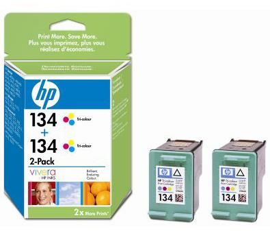Оригинальный струйный картридж Hewlett Packard 134+134 C9505HE Оригинальный струйный картридж Hewlett Packard 134+134 C9505HE