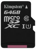   micro SDXC Kingston 64GB SDC10G2/64GBSP