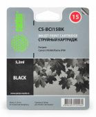 Картридж струйный совместимый Cactus CS-BCI15BK черный