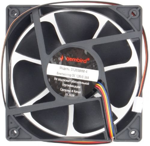 Вентилятор для корпуса Gembird D12038HM-4 Вентилятор для корпуса Gembird D12038HM-4