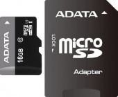 Карта памяти Micro SDHC A-DATA 16GB AUSDH16GUICL10-RA1