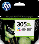    Hewlett Packard 305XL High Yield Tri-color Original Ink Cartridge 3YM63AE