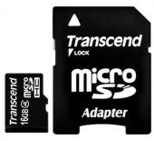   Micro SDHC Transcend 16 TS16GUSDHC4