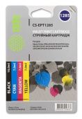 Картридж струйный совместимый Cactus CS-EPT1285 черный/голубой/пурпурный/желтый набор карт.