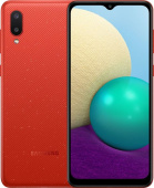 Смартфон Samsung SM-A022 Galaxy A02 32Gb 2Gb красный SM-A022GZRBSER