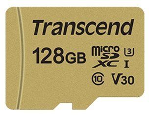 Карта памяти micro SDXC Transcend 128Gb 500S TS128GUSD500S Карта памяти micro SDXC Transcend 128Gb 500S TS128GUSD500S