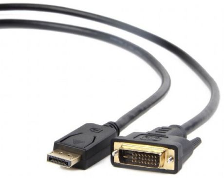 Кабель-переходник DisplayPort<->DVI(F) Gembird CC-DPM-DVIM-6 черный Кабель-переходник DisplayPort<->DVI(F) Gembird CC-DPM-DVIM-6 черный