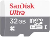 Карта памяти Micro SDHC SanDisk 32GB UHS-I SDSQUNS-032G-GN3MN