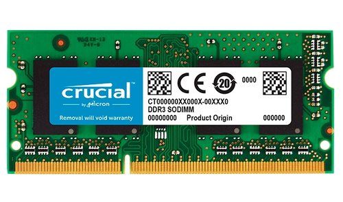 Модуль памяти SO-DIMM DDR3 Crucial 4GB CT4G3S186DJM Модуль памяти SO-DIMM DDR3 Crucial 4GB CT4G3S186DJM