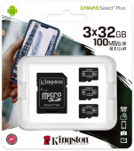  Micro SDHC Kingston 32Gb (SDCS2/32GB-3P1A)