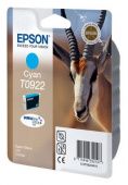 Оригинальный струйный картридж Epson T0922 голубой C13T10824A10