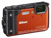 Цифровой фотоаппарат Nikon CoolPix W300 оранжевый VQA071E1