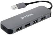 Разветвитель USB2.0 D-Link DUB-H4