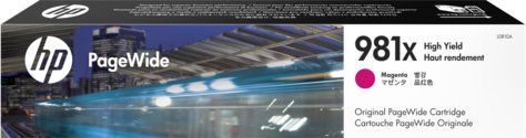 Оригинальный струйный картридж Hewlett Packard 981X Magenta PageWide L0R10A Оригинальный струйный картридж Hewlett Packard 981X Magenta PageWide L0R10A