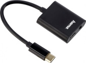 Разветвитель USB2.0 Hama H-135748 черный (00135748)