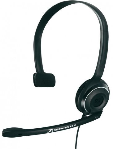 Наушники Sennheiser PC 7 черный (504196) Наушники Sennheiser PC 7 черный (504196)